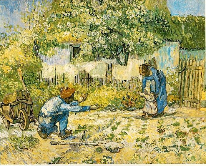 Vincent Van Gogh First Steps China oil painting art